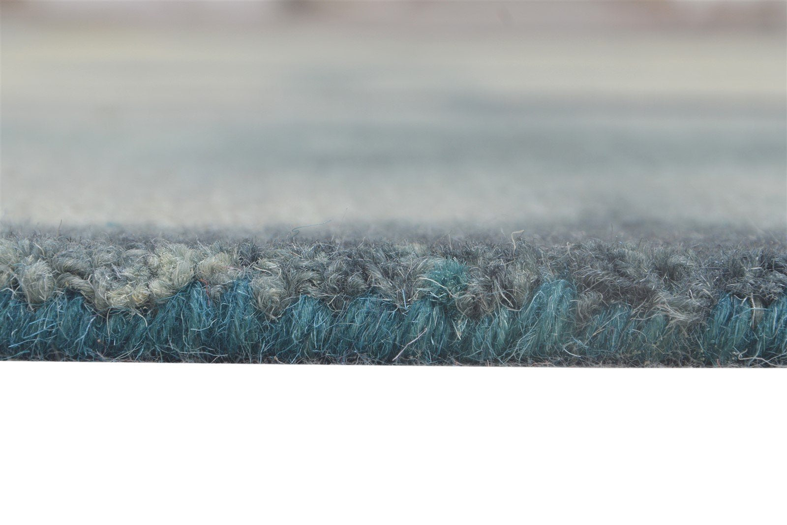 Wool Grey Rug 5' X 8' Modern Hand Tufted Shibori Tie Dye Room Size Carpet   7865172000917
