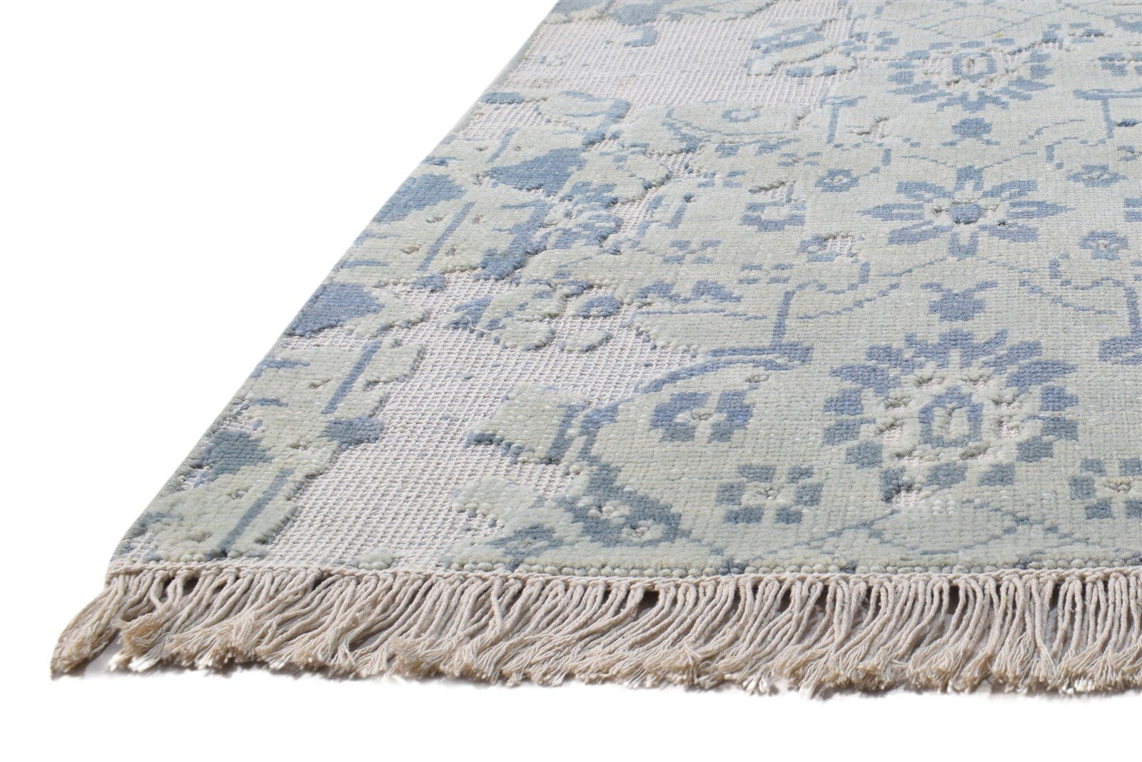 Wool Grey Rug 5X8 Transitional Hand Knotted Oriental Abstract Room Size Carpet   7864416567445