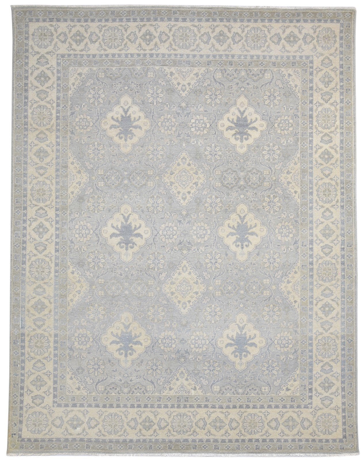 Wool Grey Rug 8' X 10' Persian Hand Knotted Oushak Oriental Large Carpet   7864322195605