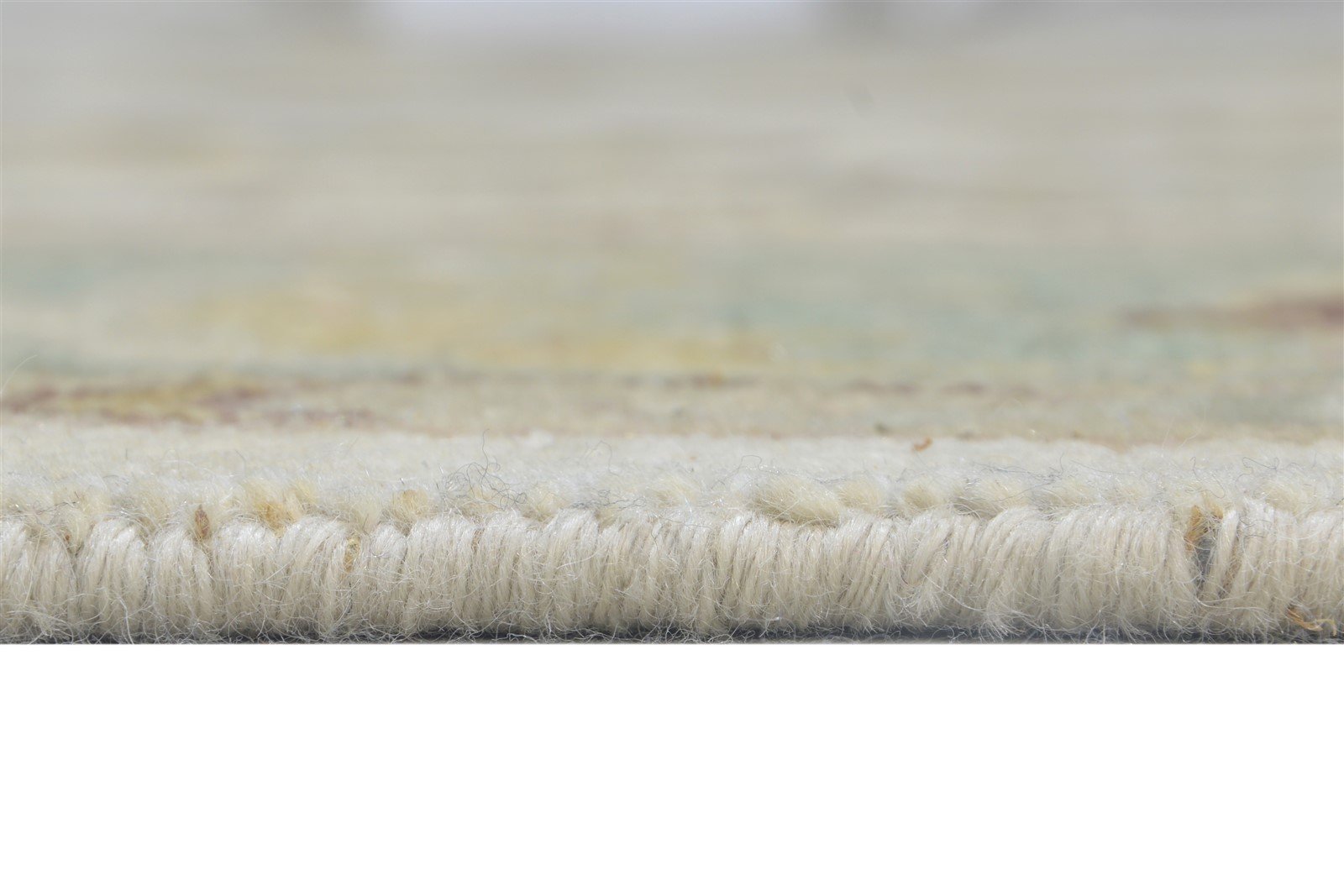 Wool Ivory Rug 8' X 11' Persian Hand Knotted Oushak Oriental Large Carpet   7864495014037