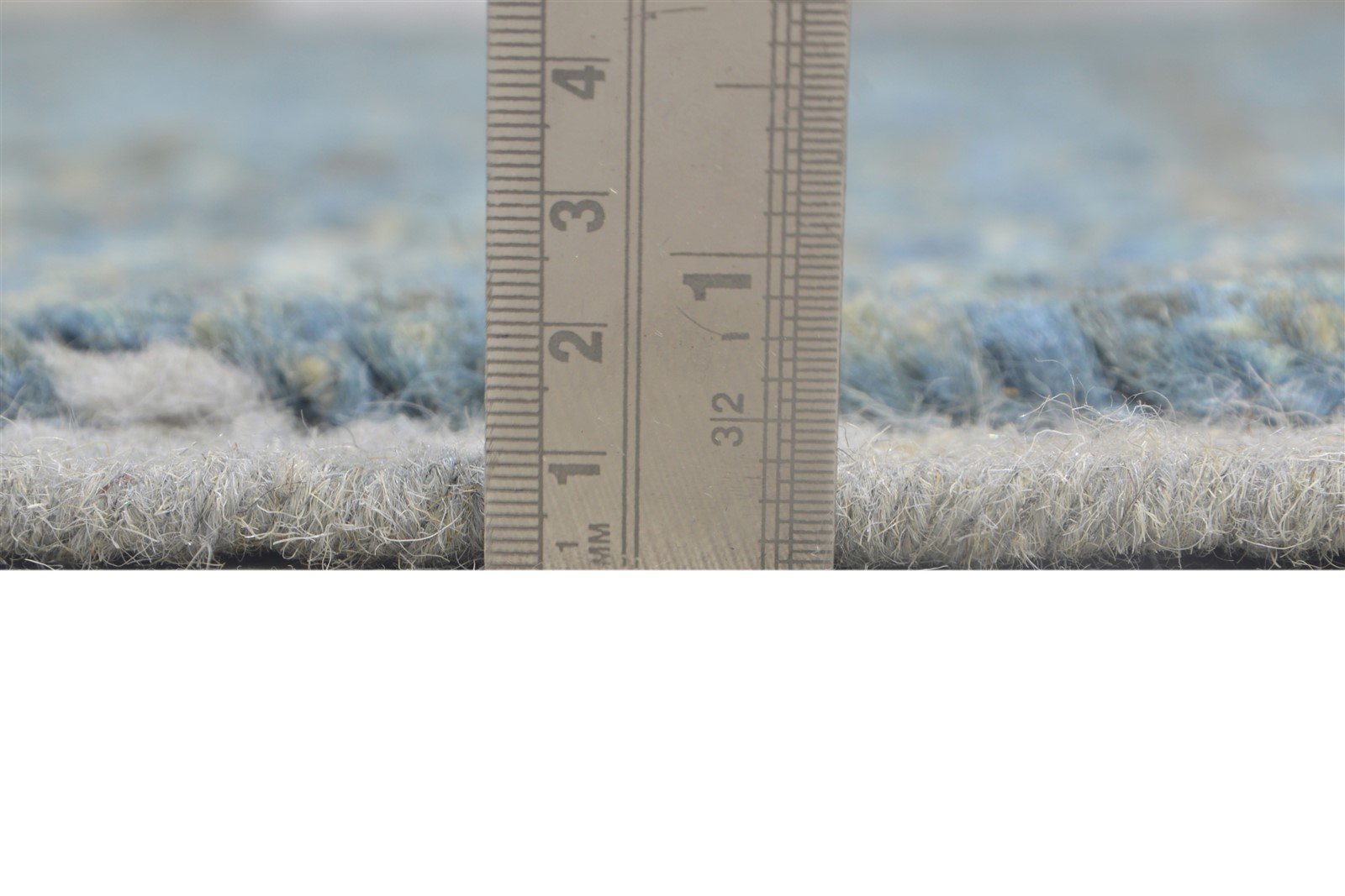 Wool / Jute Blue Rug 8' X 10' Modern Hand Knotted Moroccan Trellis Large Carpet   7864787107989