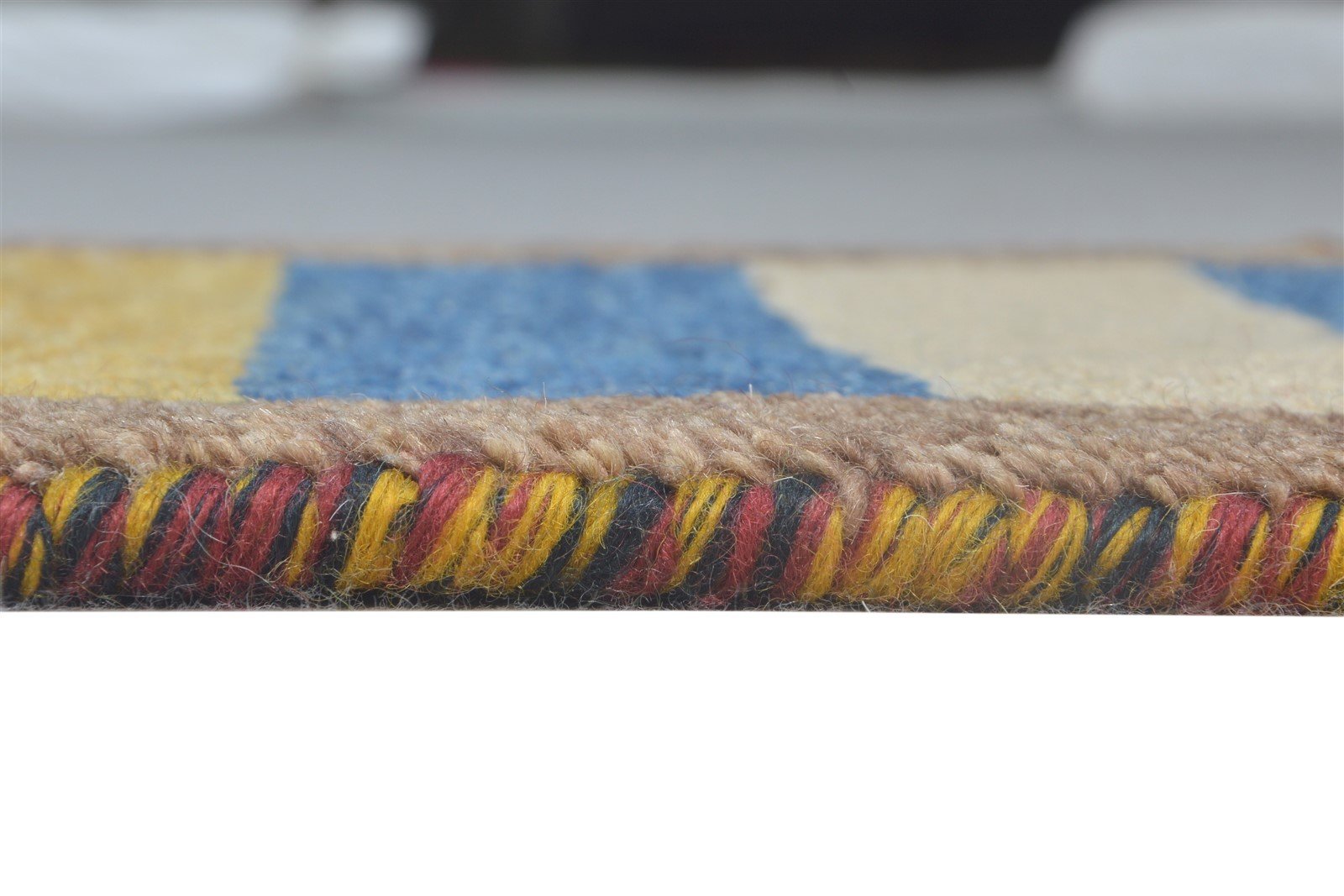 Simone Wool Multi Color Rug 1X2 Persian Hand Knotted Southwestern Tribal   7865183699093