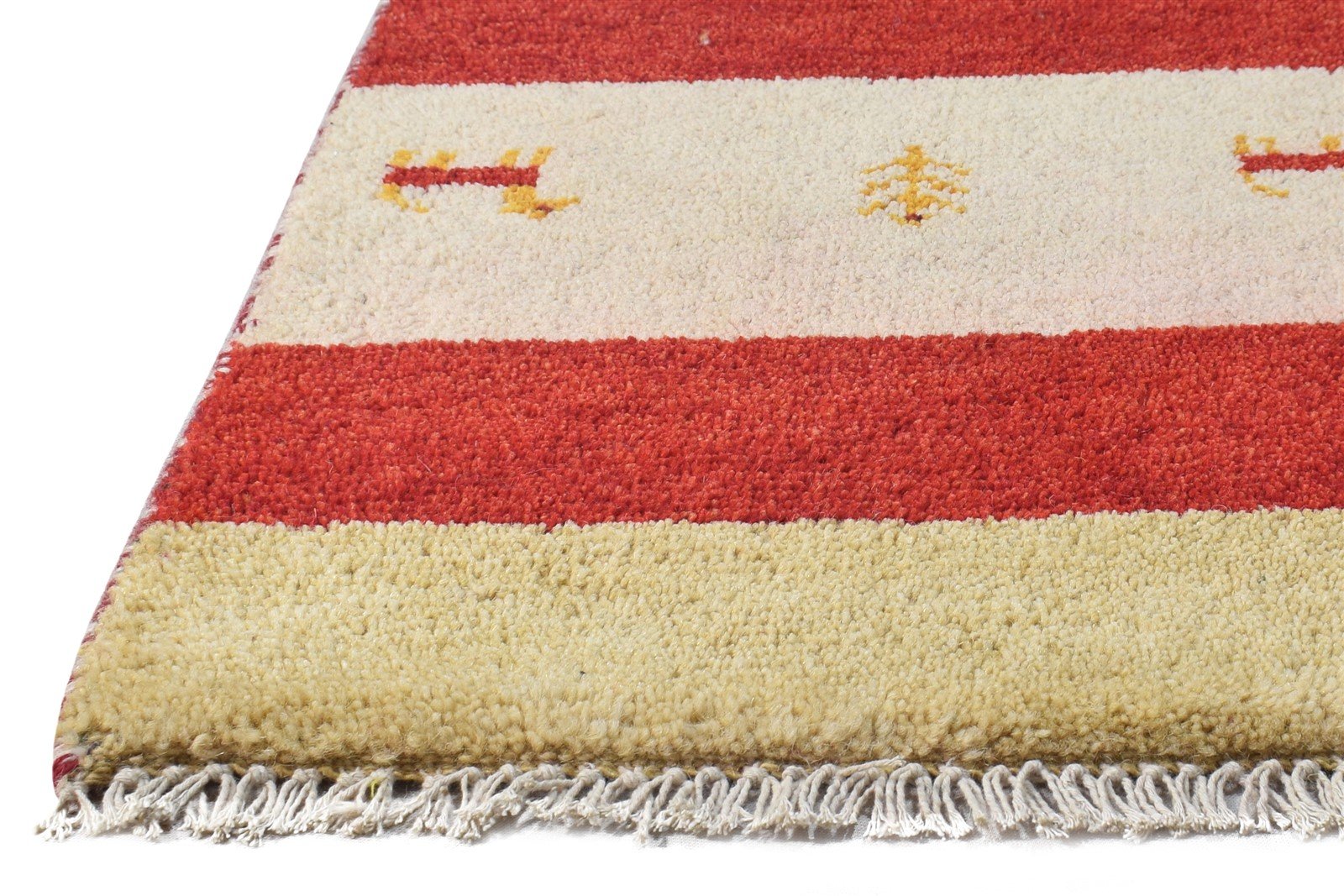 Wool Multi Color Rug 1X2 Tribal Hand Knotted Gabbeh Southwestern Small Carpet   7864504320149