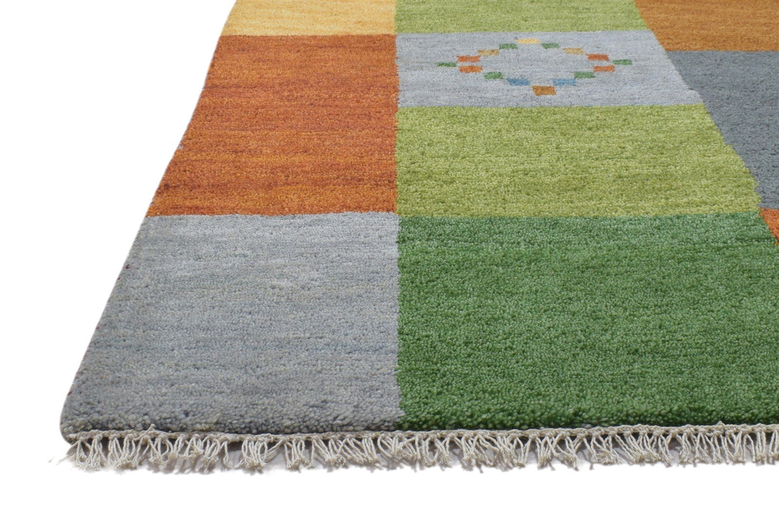 Wool Multi Color Rug 2'6 X 5' Persien Hand Knotted Gabbeh Tribal Small Carpet   7864316887189