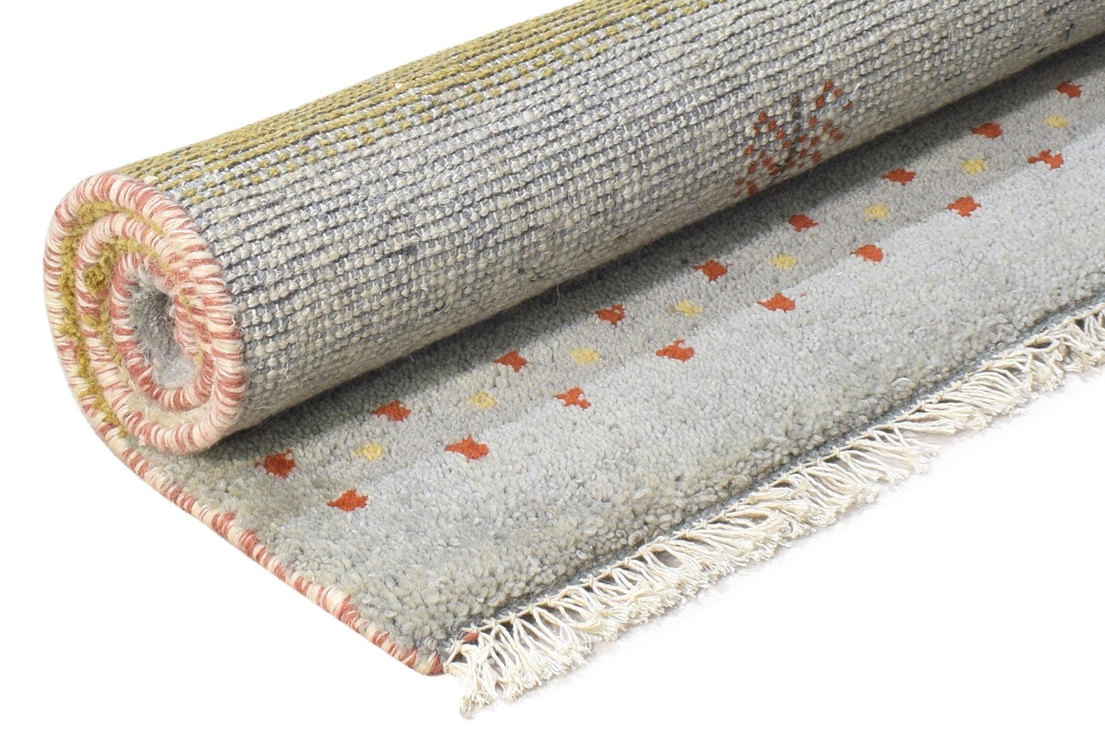 Wool Multi Color Rug 2X3 Tribal Hand Knotted Gabbeh Southwestern Small Carpet   7864502976661