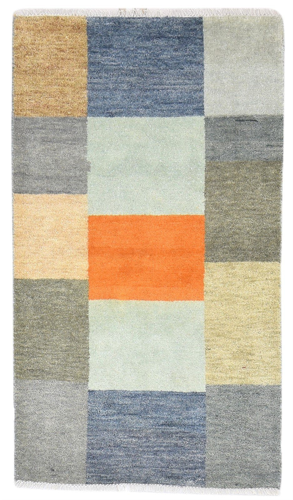 Wool Multi Color Rug 3' X 5' Persian Hand Knotted Gabbeh Tribal Small Carpet   7864317542549