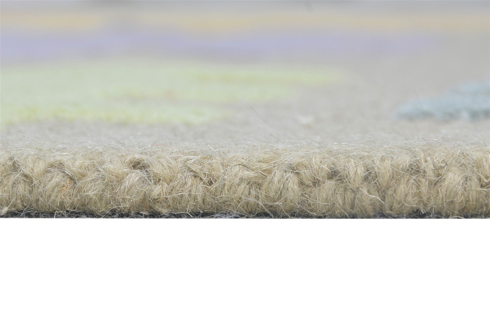 Wool Multi Color Rug 5X8 Modern Hand Tufted American Abstract Room Size Carpet   7865112658069