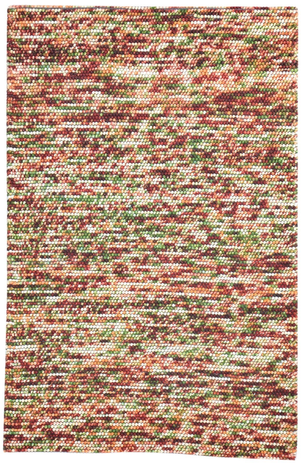 Wool Multi Color Rug 5X8 Modern Hand Woven Bohemian Abstract Room Size Carpet   7865008455829
