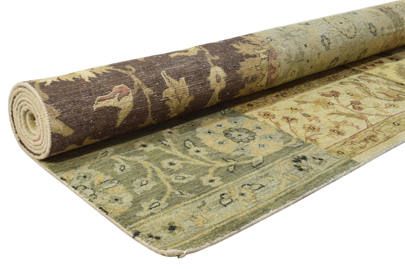 Wool Multi Color Rug 8X10 Persian Hand Knotted Oriental Patchwork Large Carpet   7860694515861
