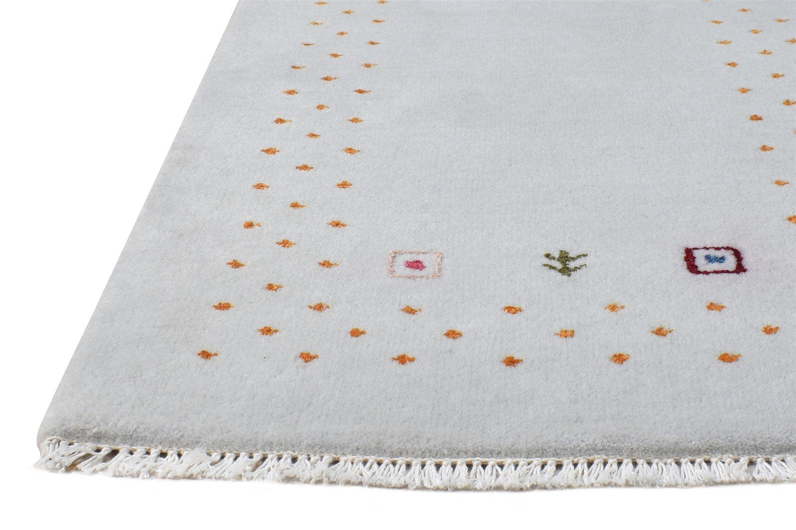 Wool Off-White Rug 2X3 Southwestern Hand Knotted American Tribal Small Carpet   7865064915093