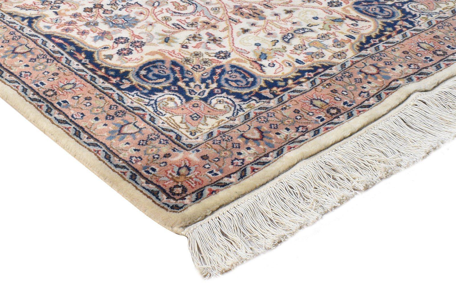 Wool Pink Rug 3' X 5' Persian Hand Knotted Nain Oriental Small Carpet   7864676286613