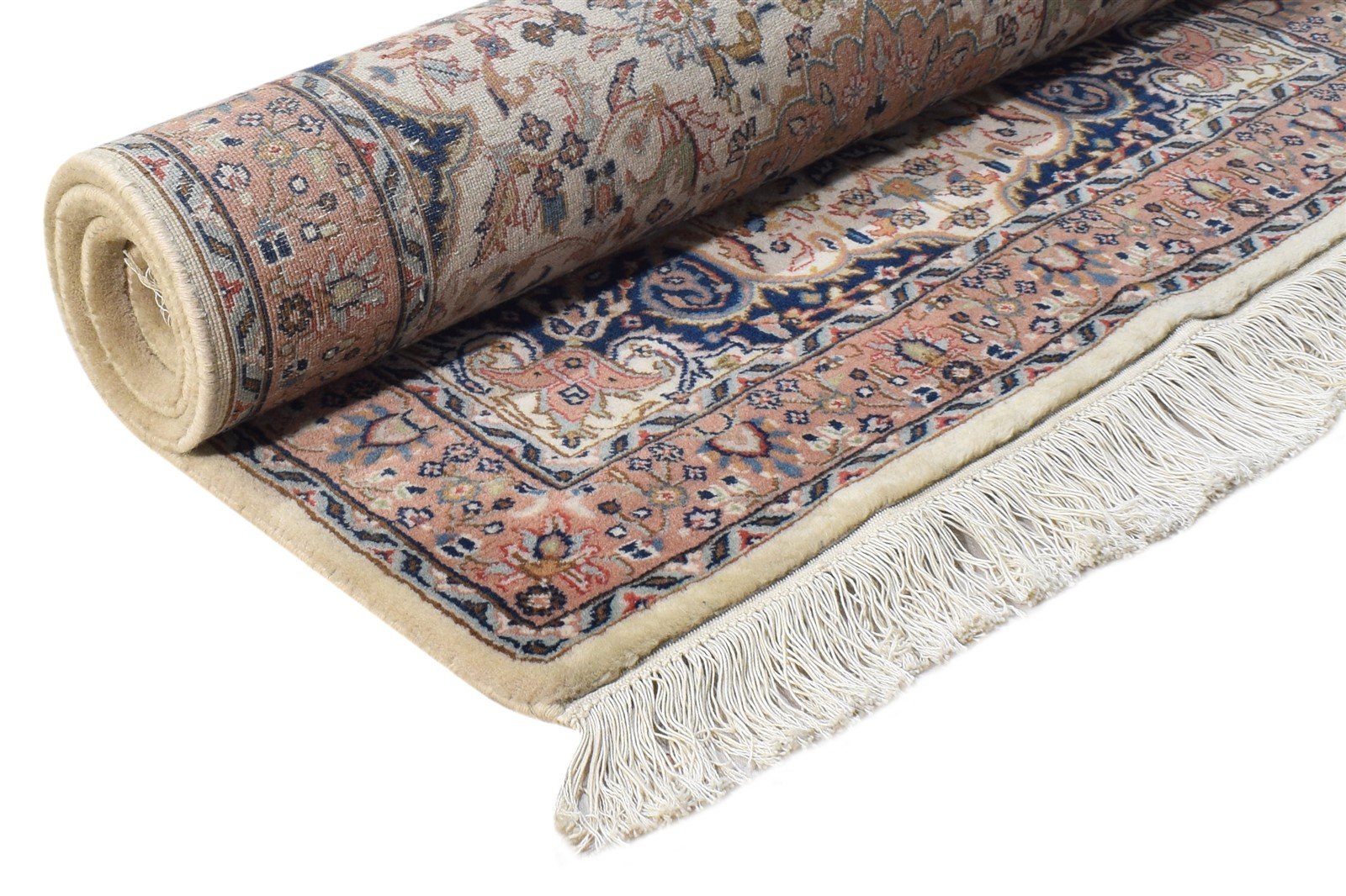 Wool Pink Rug 3' X 5' Persian Hand Knotted Nain Oriental Small Carpet   7864676286613