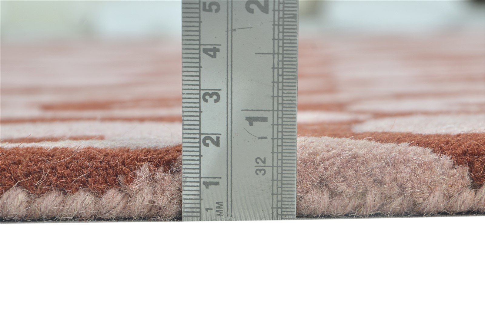 Wool Pink Rug 5' X 8' Modern Hand Tufted Moroccan Trellis Room Size Carpet   7864110547093