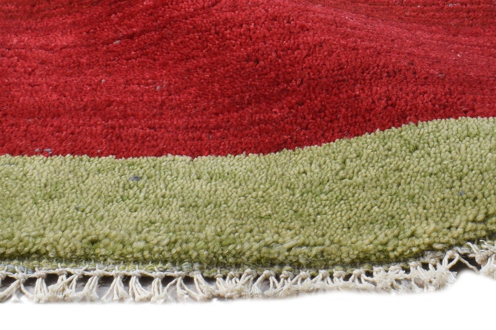 Wool Red Rug 1' X 2' Persian Hand Knotted Southwestern Tribal Small Carpet   7865185763477