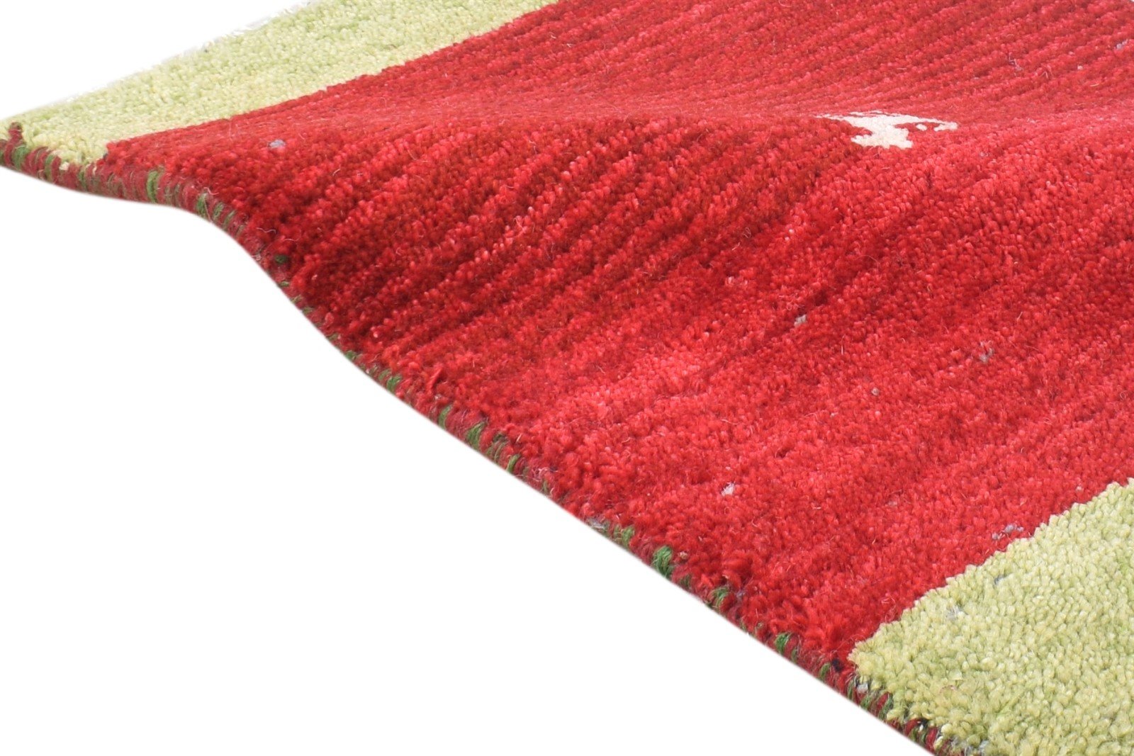 Wool Red Rug 1' X 2' Persian Hand Knotted Southwestern Tribal Small Carpet   7865185763477