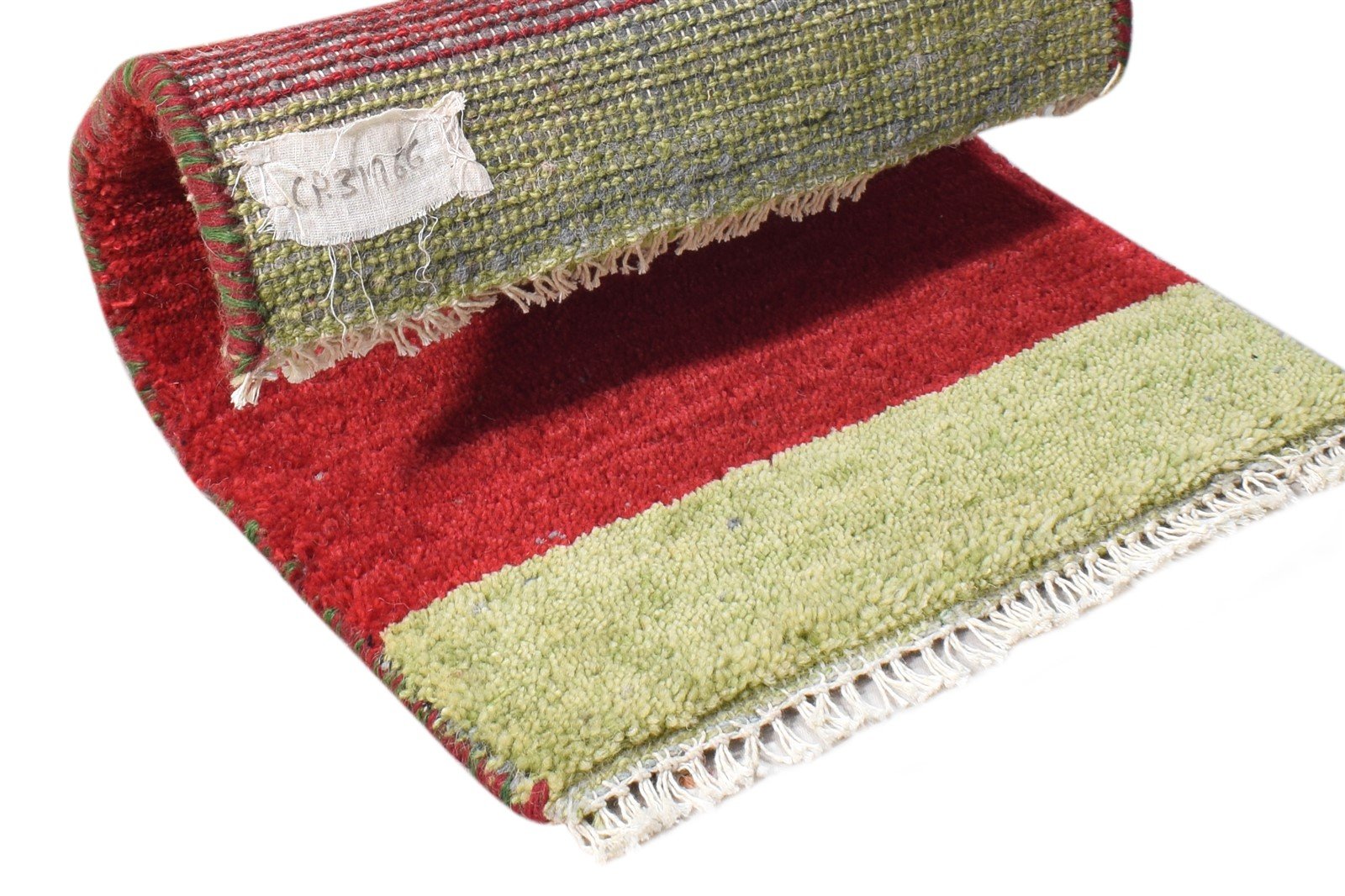 Wool Red Rug 1' X 2' Persian Hand Knotted Southwestern Tribal Small Carpet   7865185763477