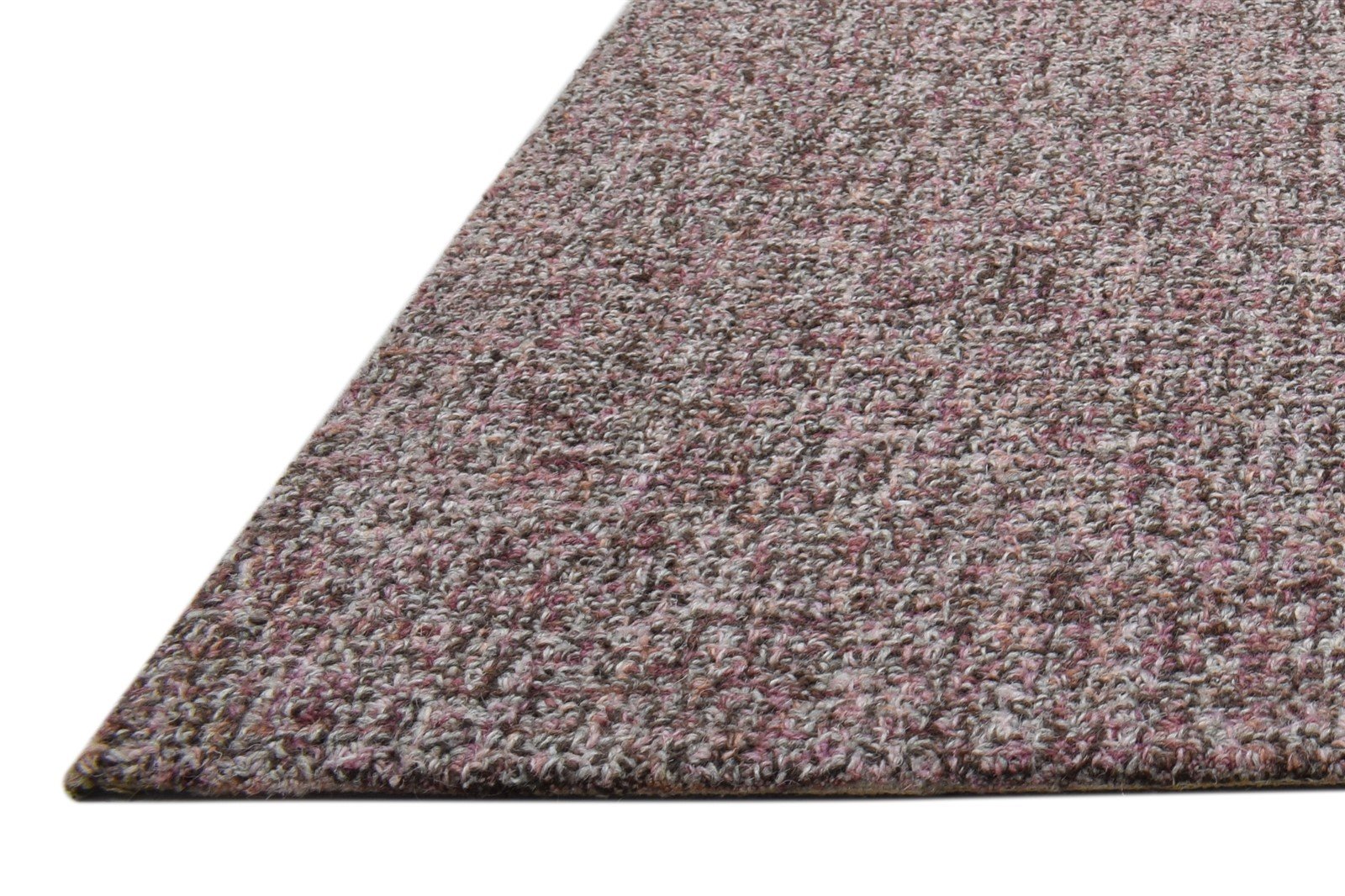 Wool Red Rug 2' X 3' Modern Hand Tufted Scandinavian Solid Small Carpet   7864137449621