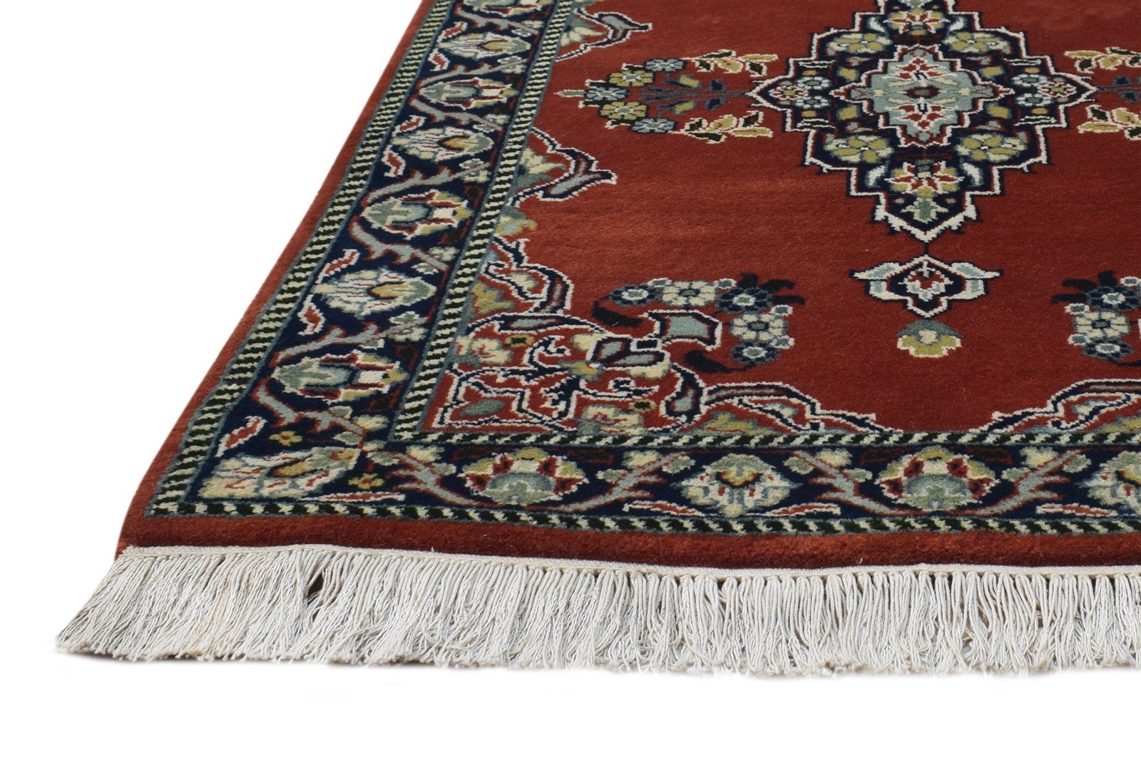 Wool Red Rug 2' X 3' Persian Hand Knotted Heriz-Indian Oriental Small Carpet   7864644862101