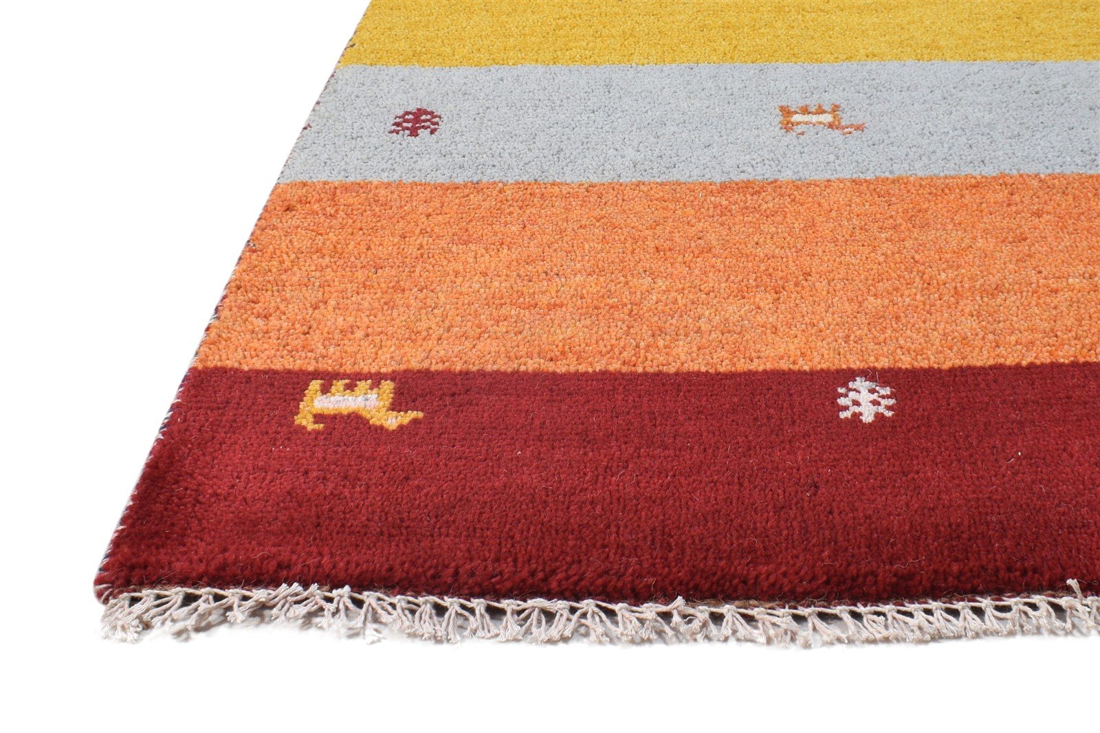 Dorthea Wool Red Rug 2' X 3' Southwestern Hand Knotted American Tribal   7865065144469