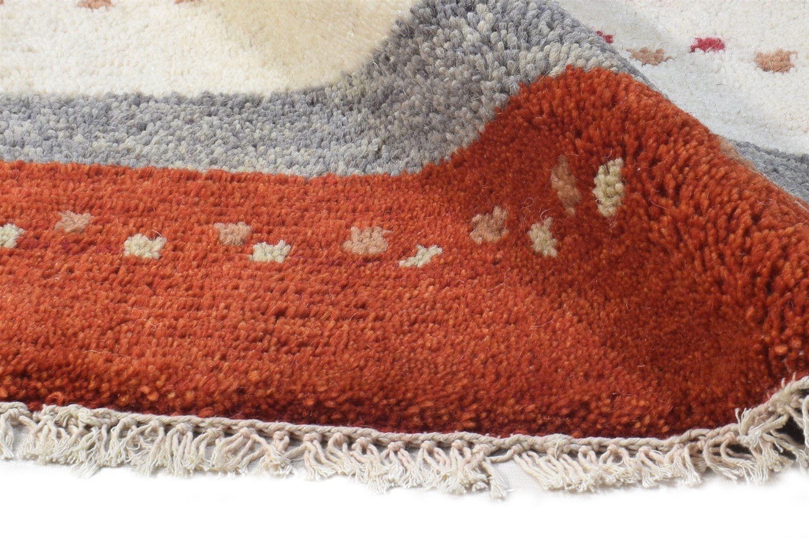 Wool Red Rug 2' X 3' Tribal Hand Knotted Gabbeh Southwestern Small Carpet   7864510709909