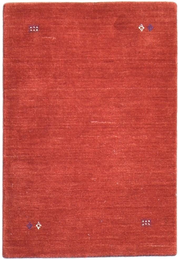 Wool Red Rug 2' X 3' Tribal Handloom Gabbeh Modern Small Carpet   7865137496213