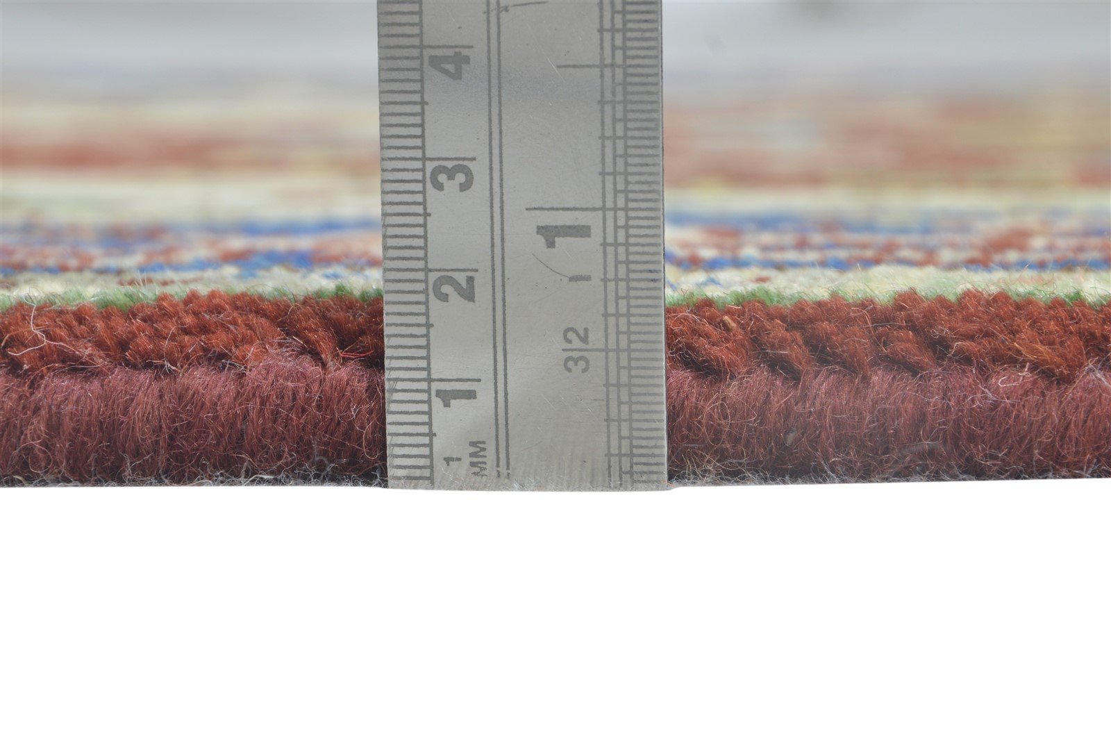 Wool Red Rug 3' X 5' Persien Hand Knotted Heriz-Indian Oriental Room Size Carpet   7865092472981