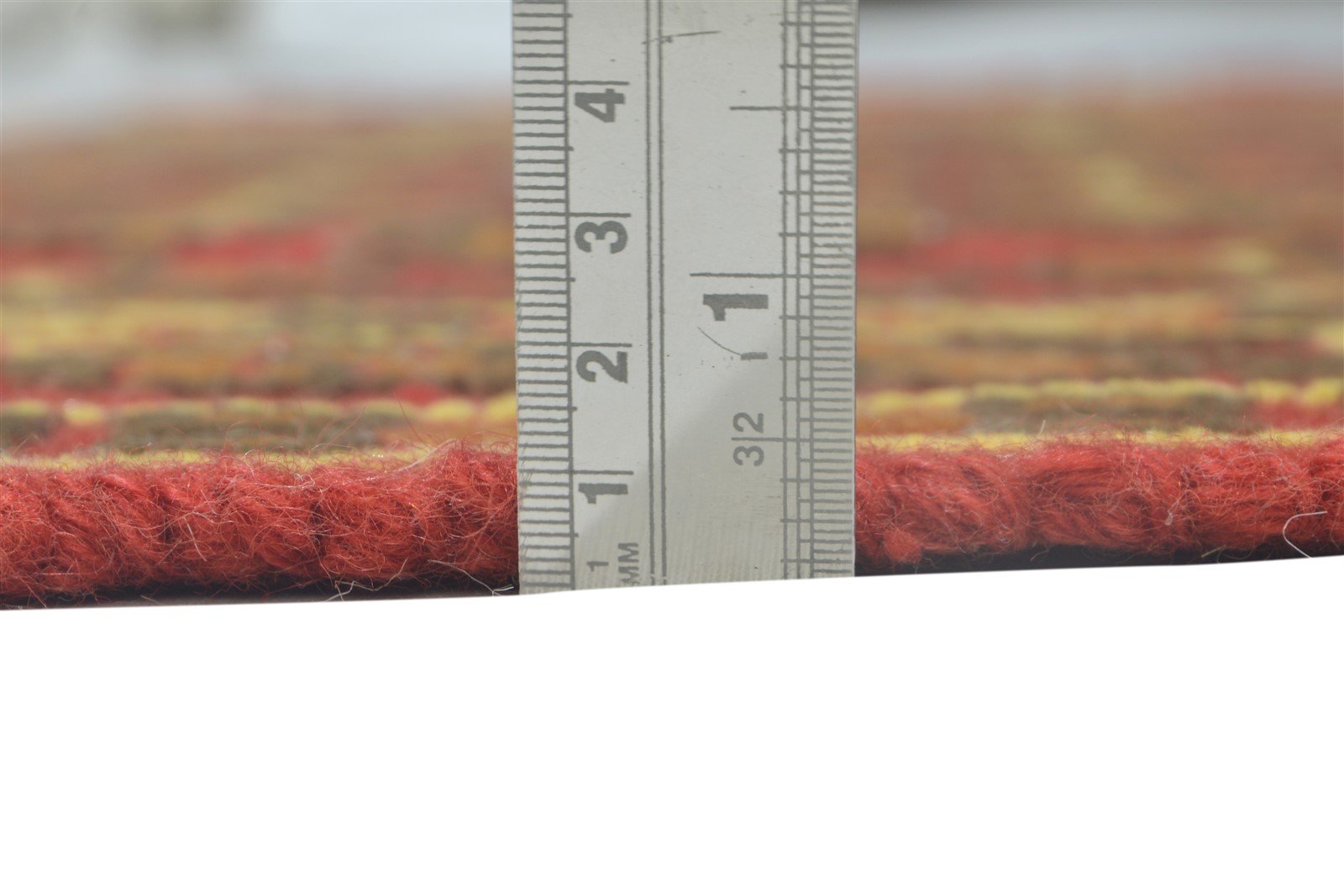Wool Red Rug 5' X 4' Persian Hand Knotted Kashan Oriental Room Size Carpet   7864107761813