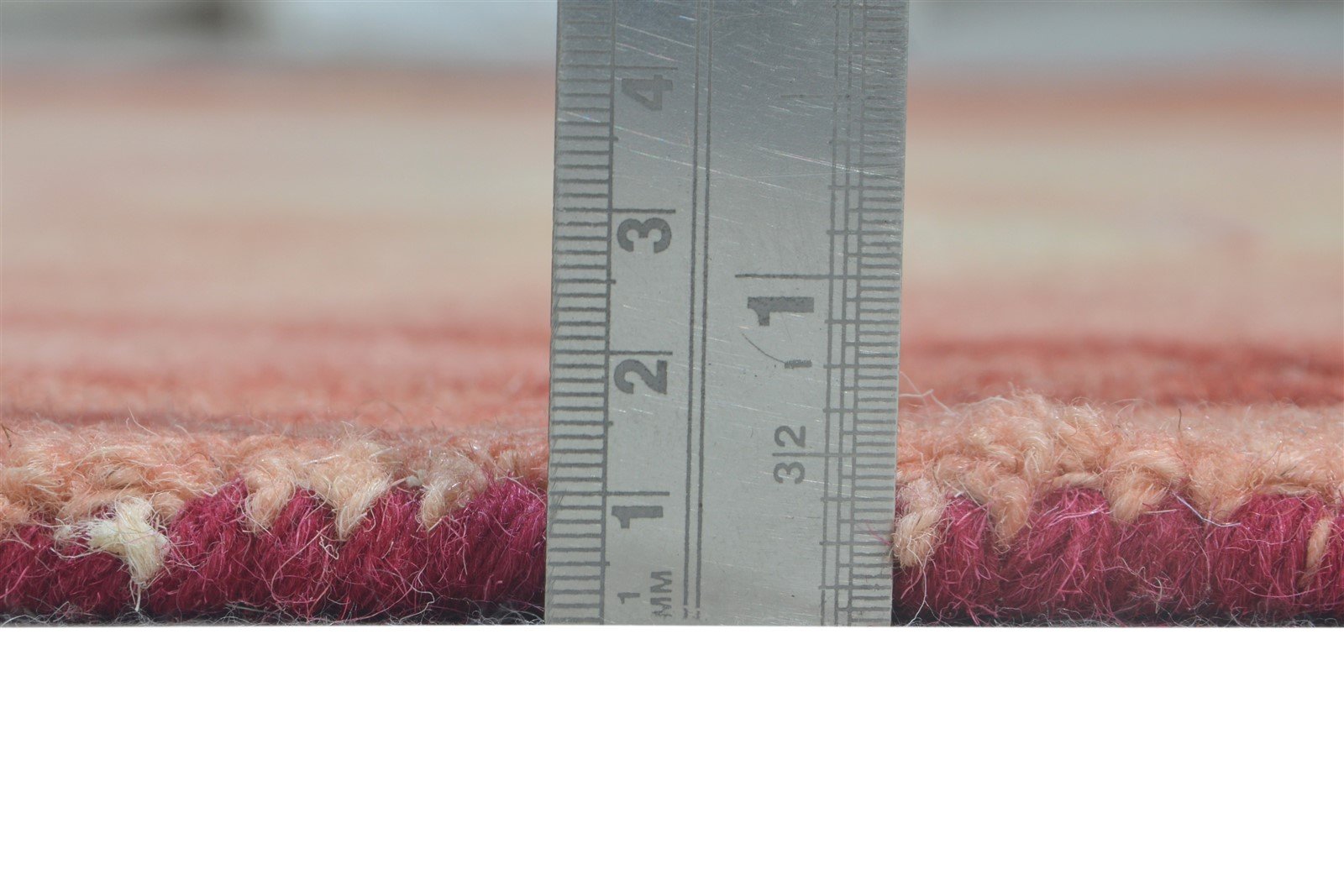 Wool Red Rug 5' X 8' Modern Hand Tufted Shibori Tie Dye Room Size Carpet   7865172983957