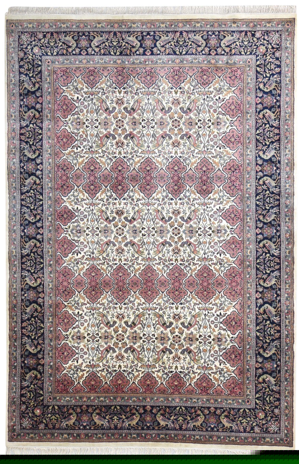 Wool Red Rug 7' X 10' Persian Hand Knotted Kashan Oriental Large Carpet   7864658526357