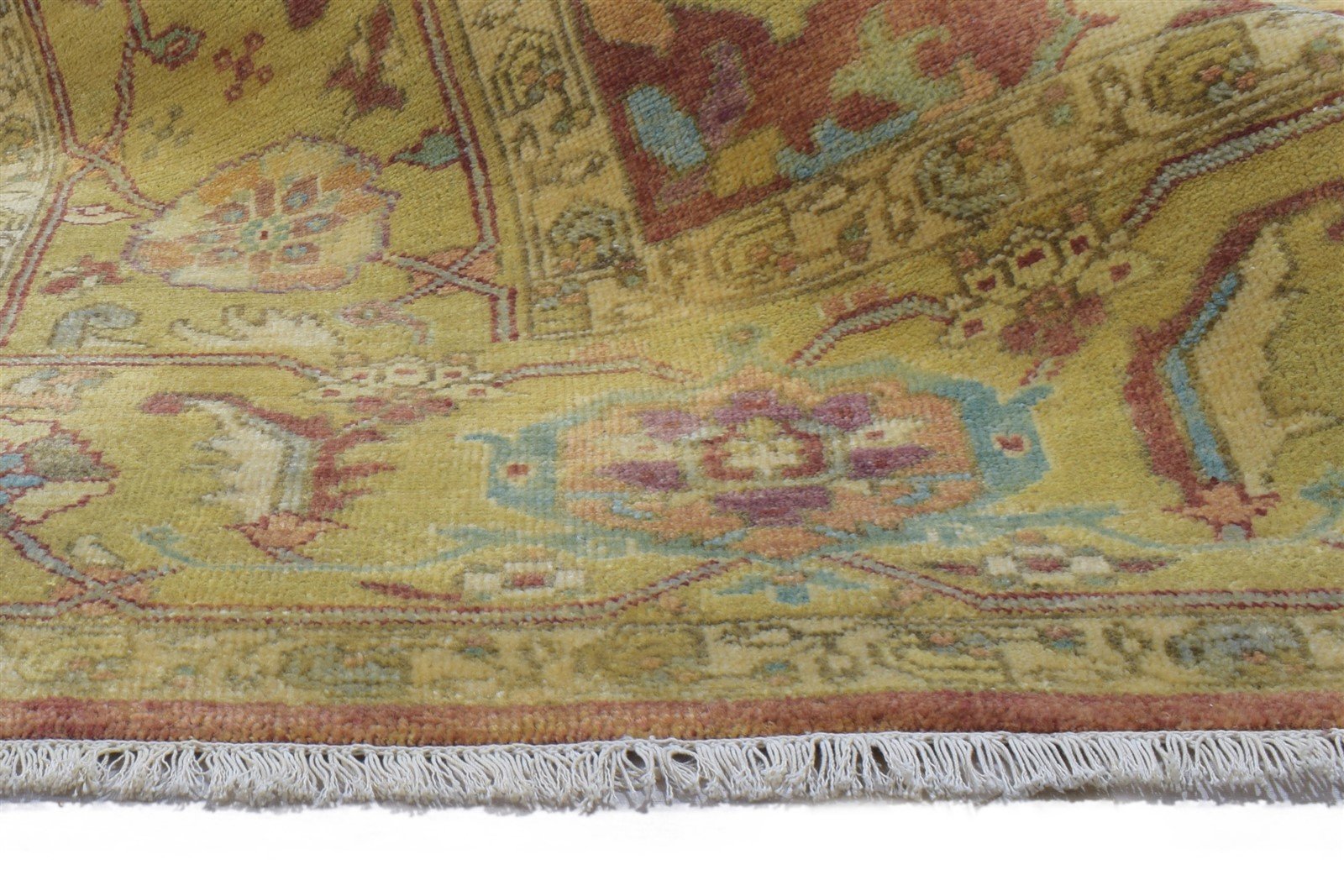 Wool Red Rug 8' X 10' Persian Hand Knotted Agra Oriental Large Carpet   7864193941653