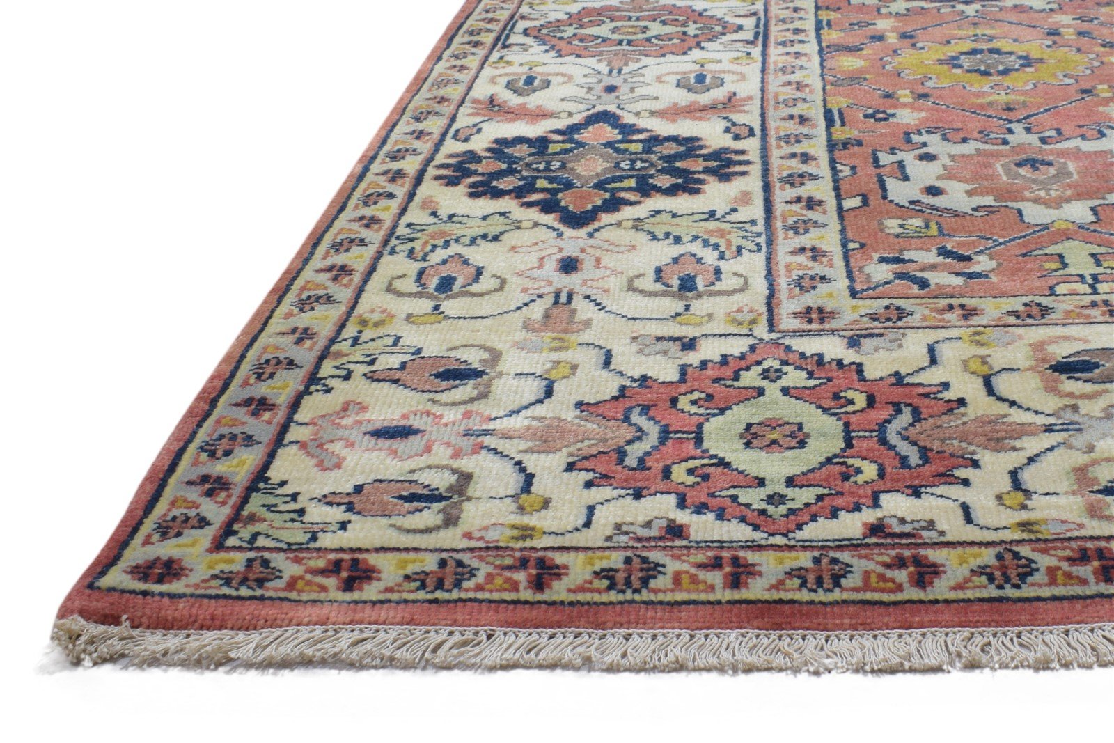 Wool Red Rug 8' X 10' Persian Hand Knotted Kashan Oriental Large Carpet   7864193548437