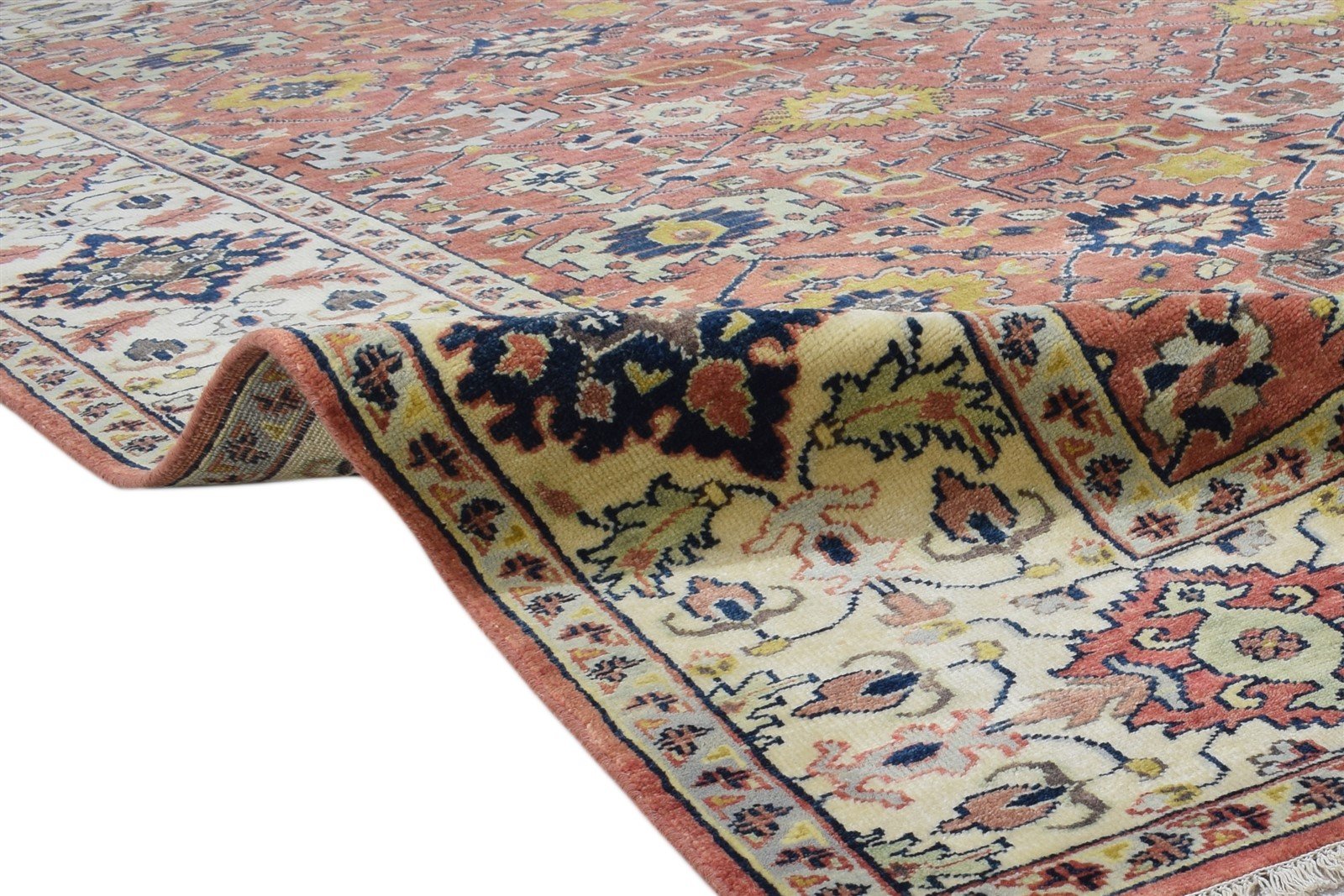 Wool Red Rug 8' X 10' Persian Hand Knotted Kashan Oriental Large Carpet   7864193548437