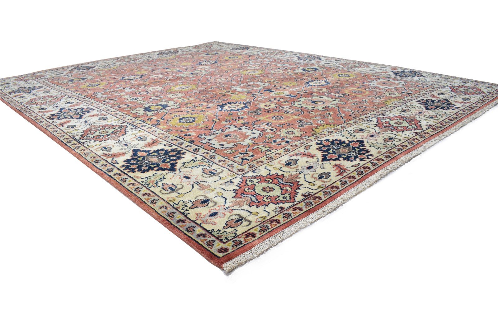 Wool Red Rug 8' X 10' Persian Hand Knotted Kashan Oriental Large Carpet   7864193548437