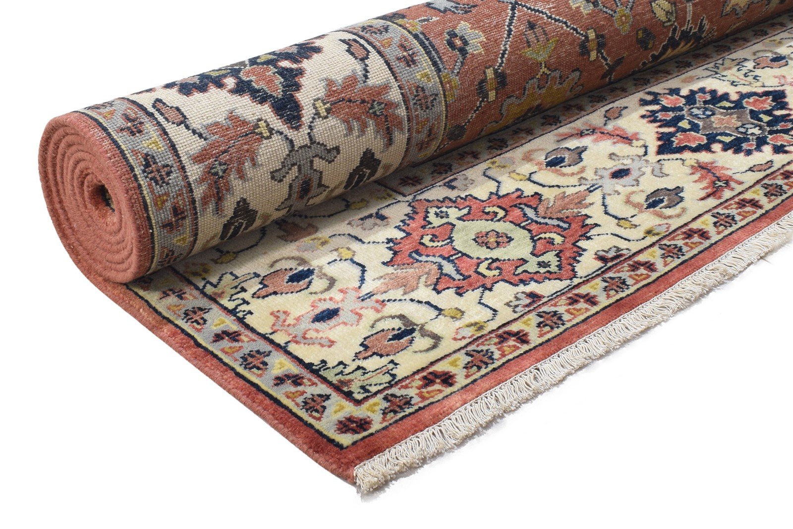 Wool Red Rug 8' X 10' Persian Hand Knotted Kashan Oriental Large Carpet   7864193548437