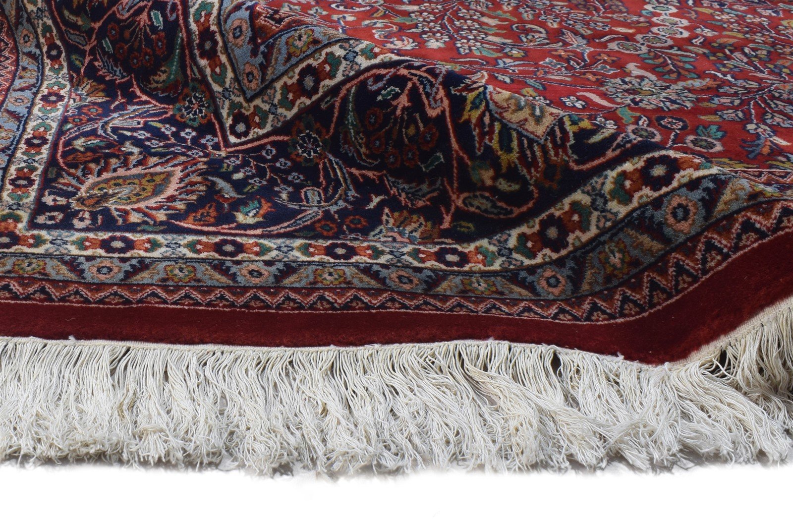 Mollie Wool Red Rug 8' X 11' Persian Hand Knotted Kashan Oriental   7864628805781