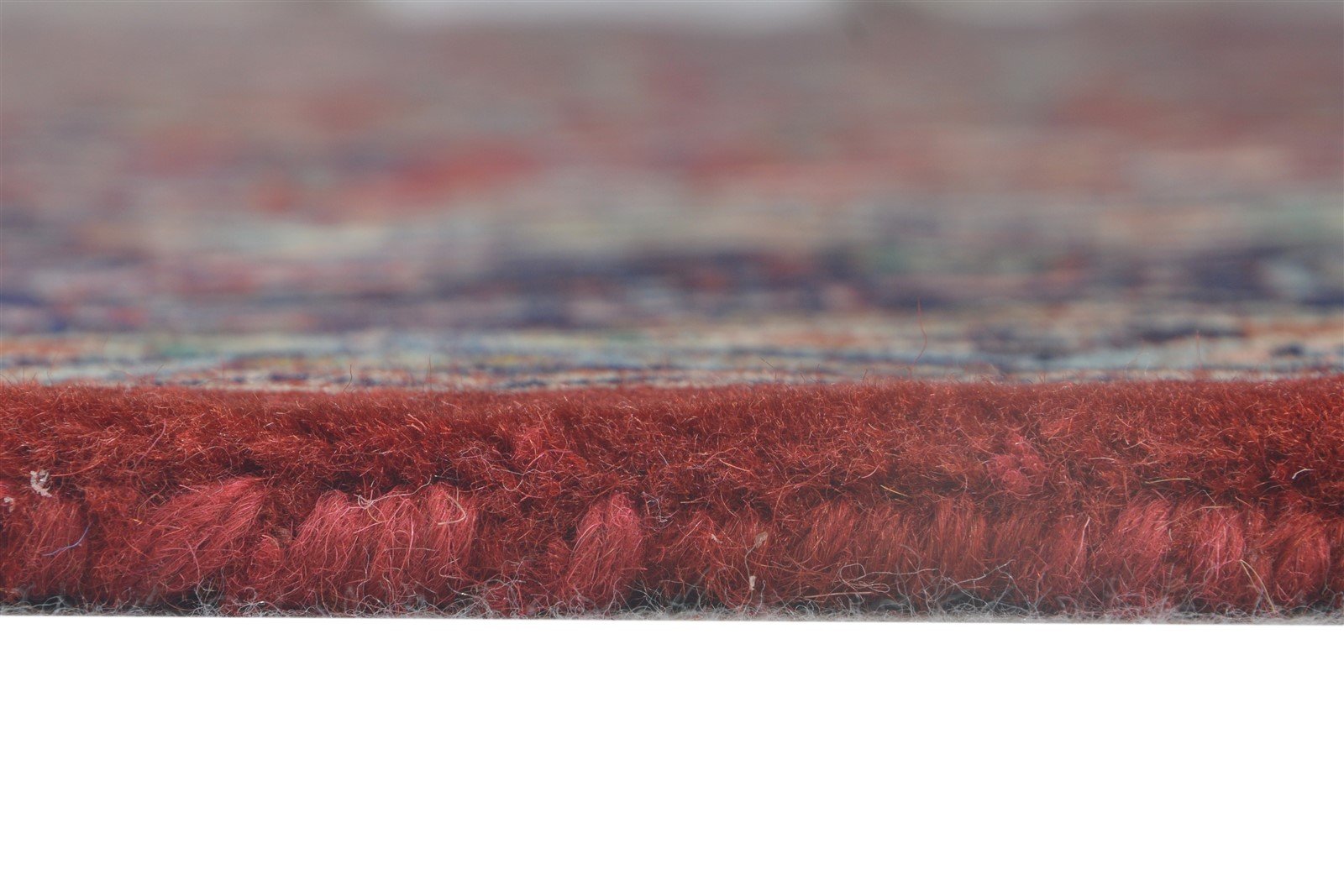 Mollie Wool Red Rug 8' X 11' Persian Hand Knotted Kashan Oriental   7864628805781