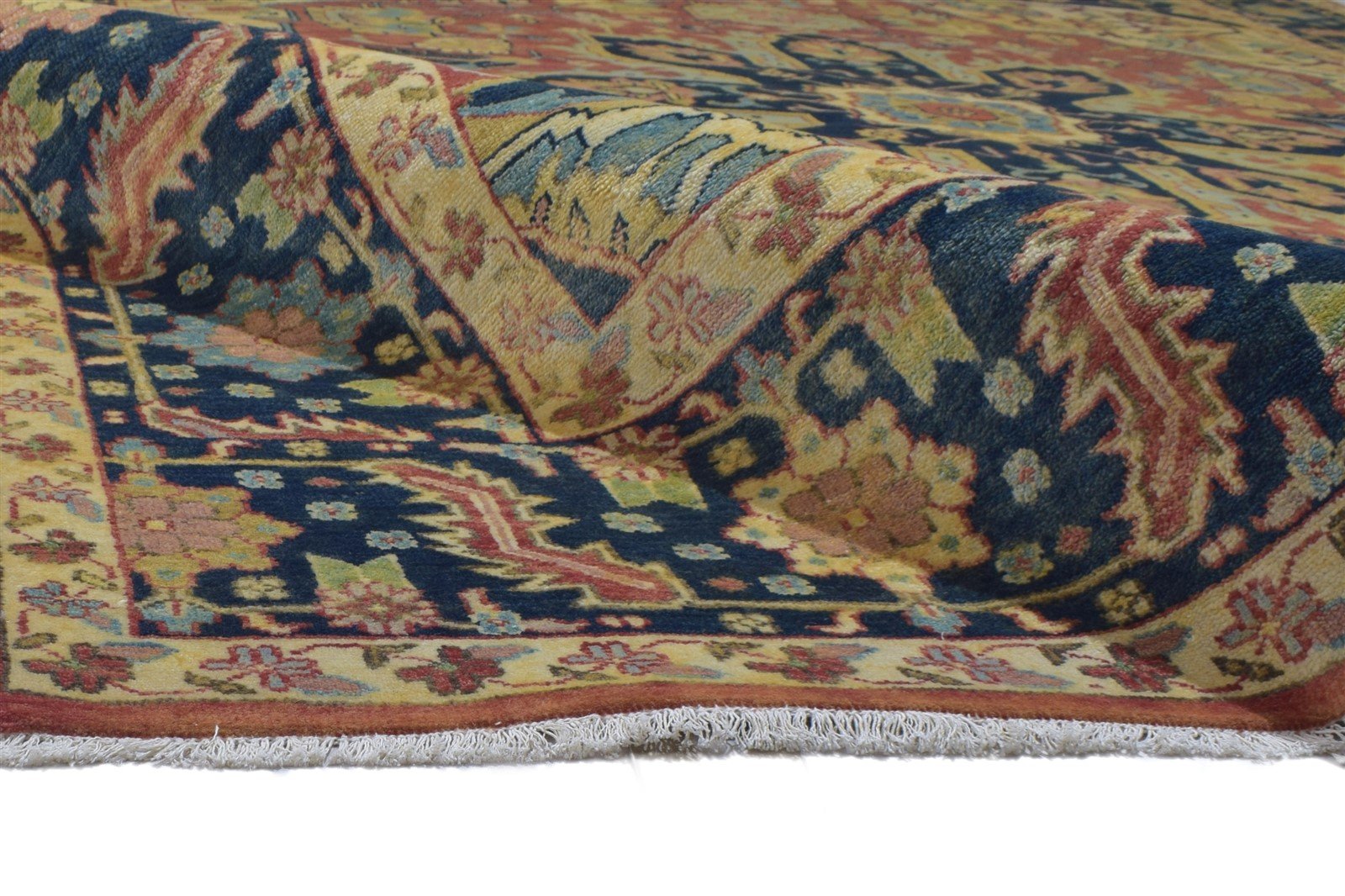 Wool Red Rug 8' X 12' Persian Hand Knotted Serapi Oriental Large Carpet   7864202461333
