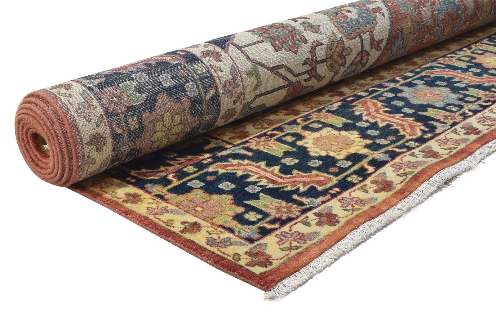 Wool Red Rug 8' X 12' Persian Hand Knotted Serapi Oriental Large Carpet   7864202461333