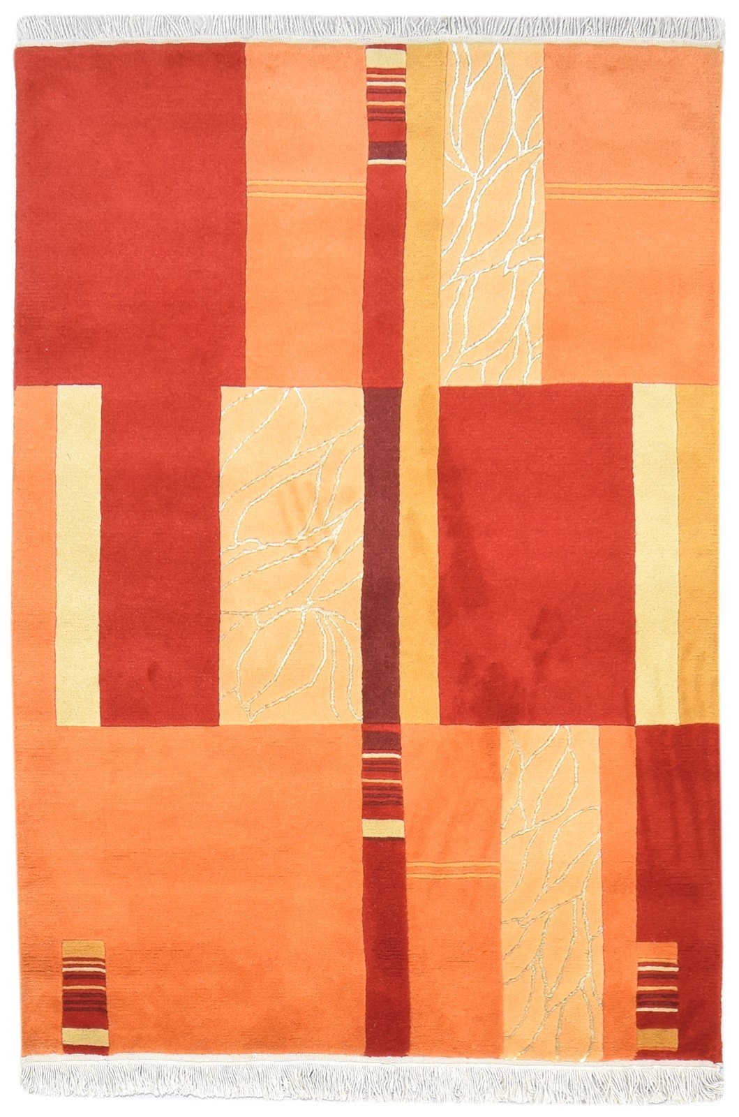 Wool Rust Rug 4' X 6' Persian Hand Knotted Gabbeh Tribal Room Size Carpet   7864892260501