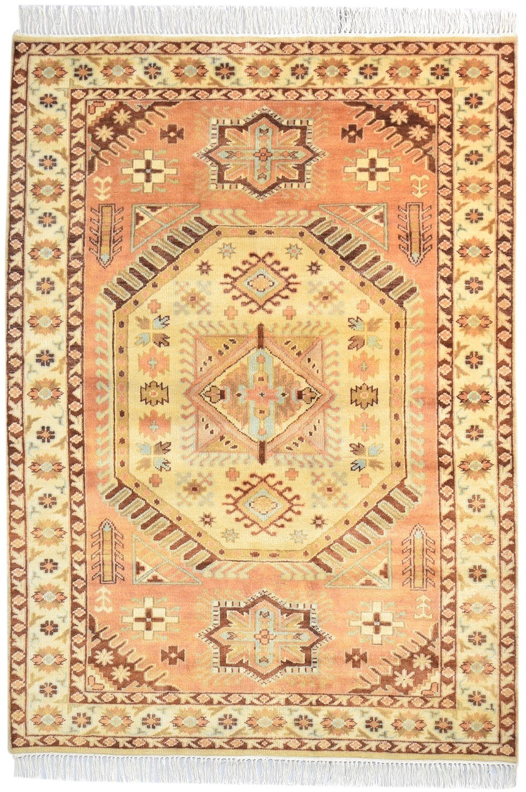 Wool Rust Rug 5' X 7' Persien Hand Knotted Kazak Oriental Room Size Carpet   7865129074837