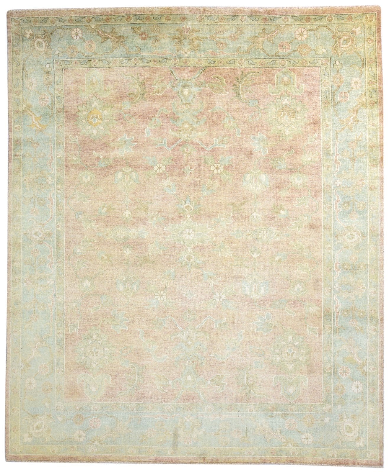 Wool Rust Rug 8' X 10' Persian Hand Knotted Oushak Oriental Large Carpet   7865010880661