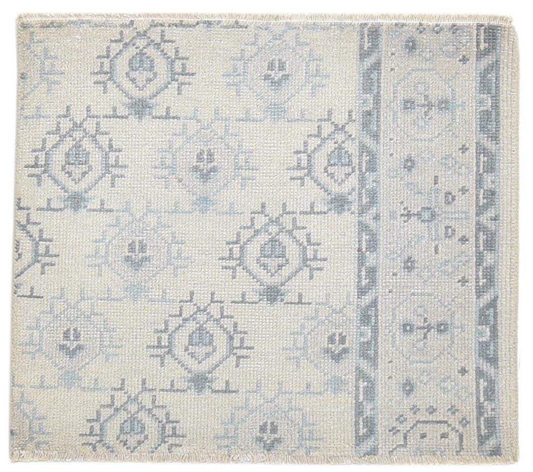 Karin Wool Sand Rug 2'6 X 3' Persian Hand Knotted Bokhara All-Over   7864330518677