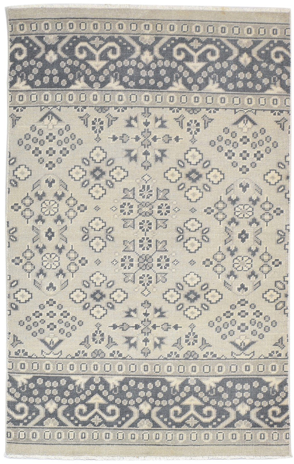 Brittney Wool Sand Rug 6' X 6' Persian Hand Knotted Kazak Oriental   7864820170901