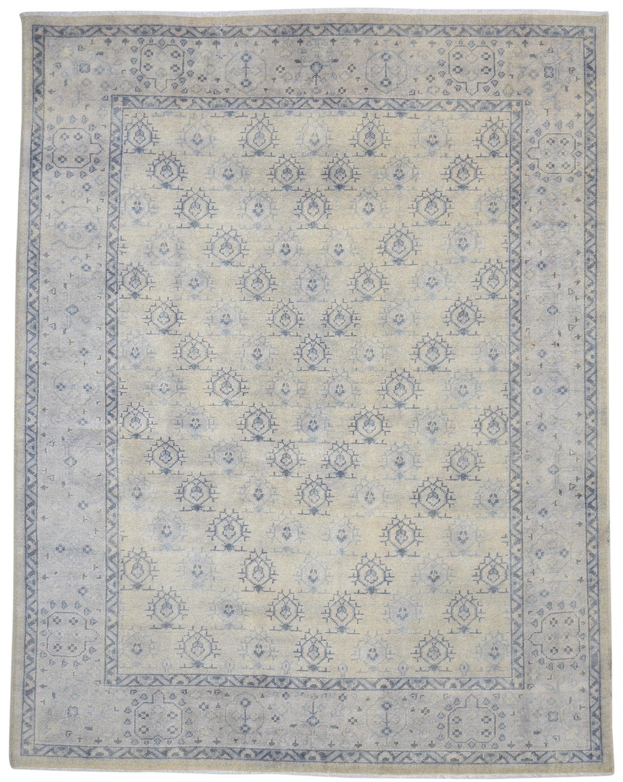 Wool Sand Rug 8' X 10' Persian Hand Knotted Bokhara Oriental Large Carpet   7864169005205