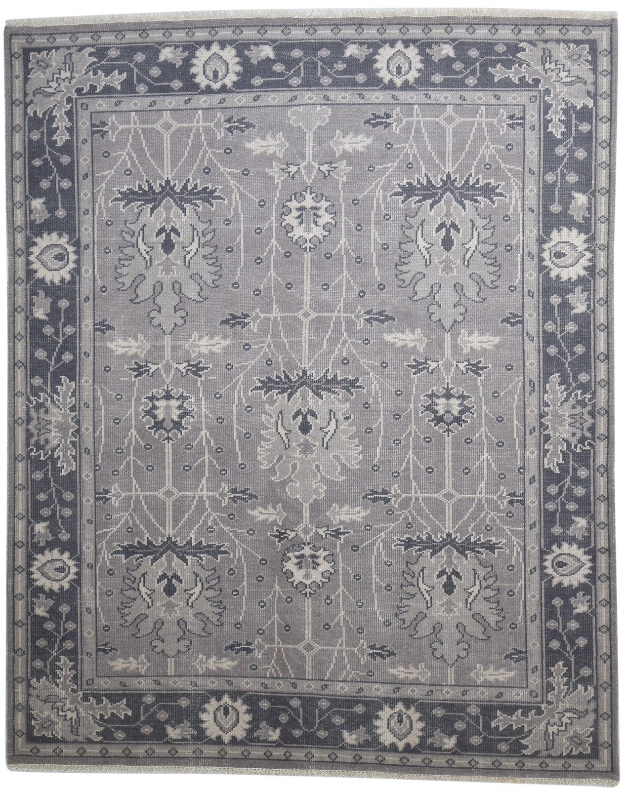 Wool Sand Rug 8' X 10' Persian Hand Knotted Oushak Oriental Large Carpet   7864176607381