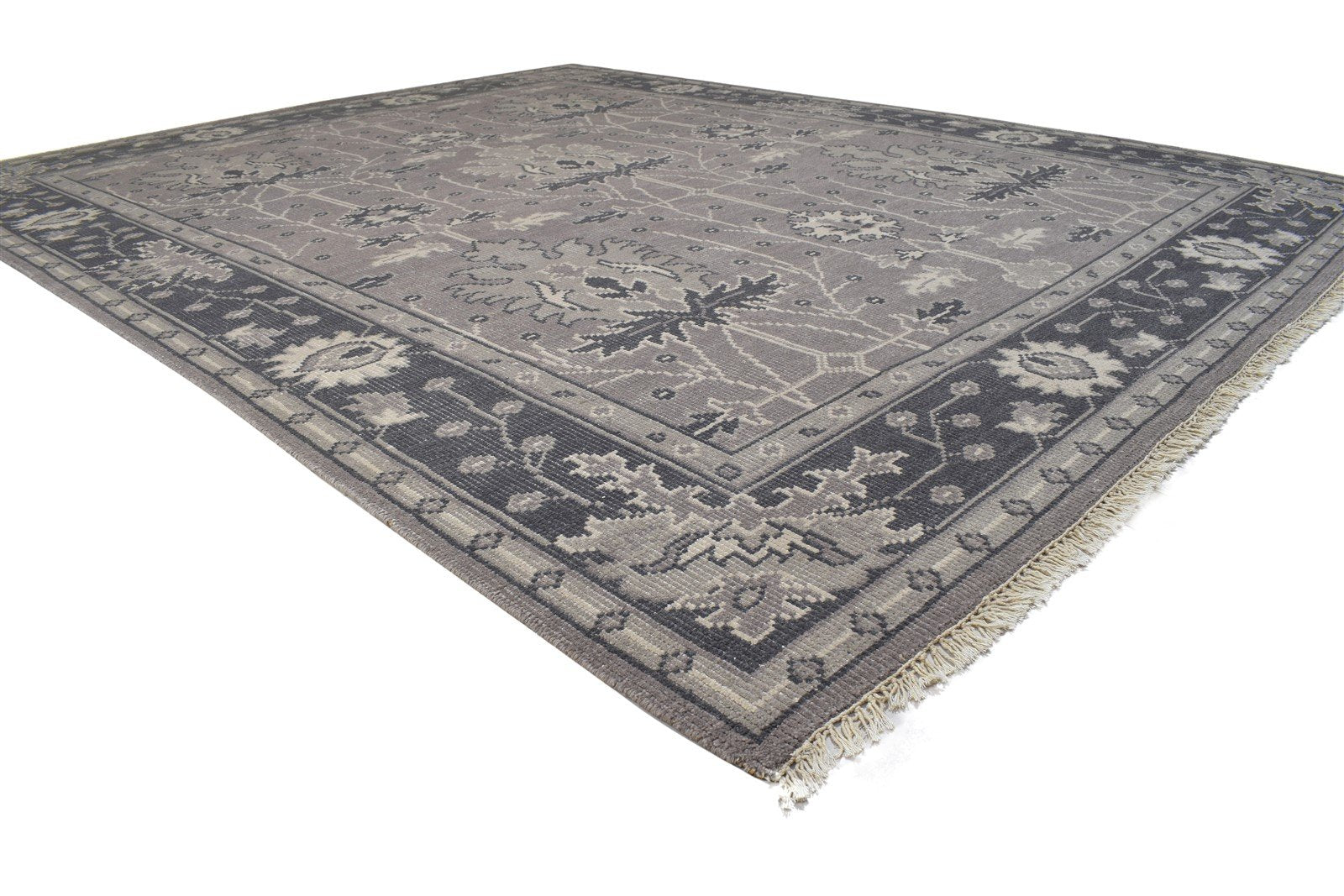 Wool Sand Rug 8' X 10' Persian Hand Knotted Oushak Oriental Large Carpet   7864176607381