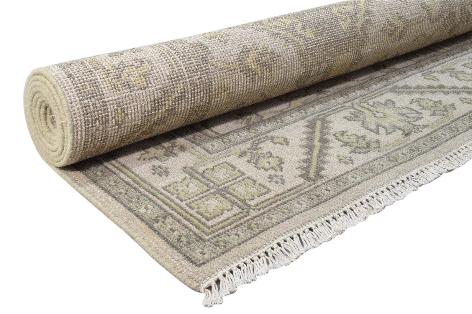 Wool Sand Rug 8'X10' Persian Hand Knotted Kazak Oriental 7'11"X10'5" Carpet   7860688027797