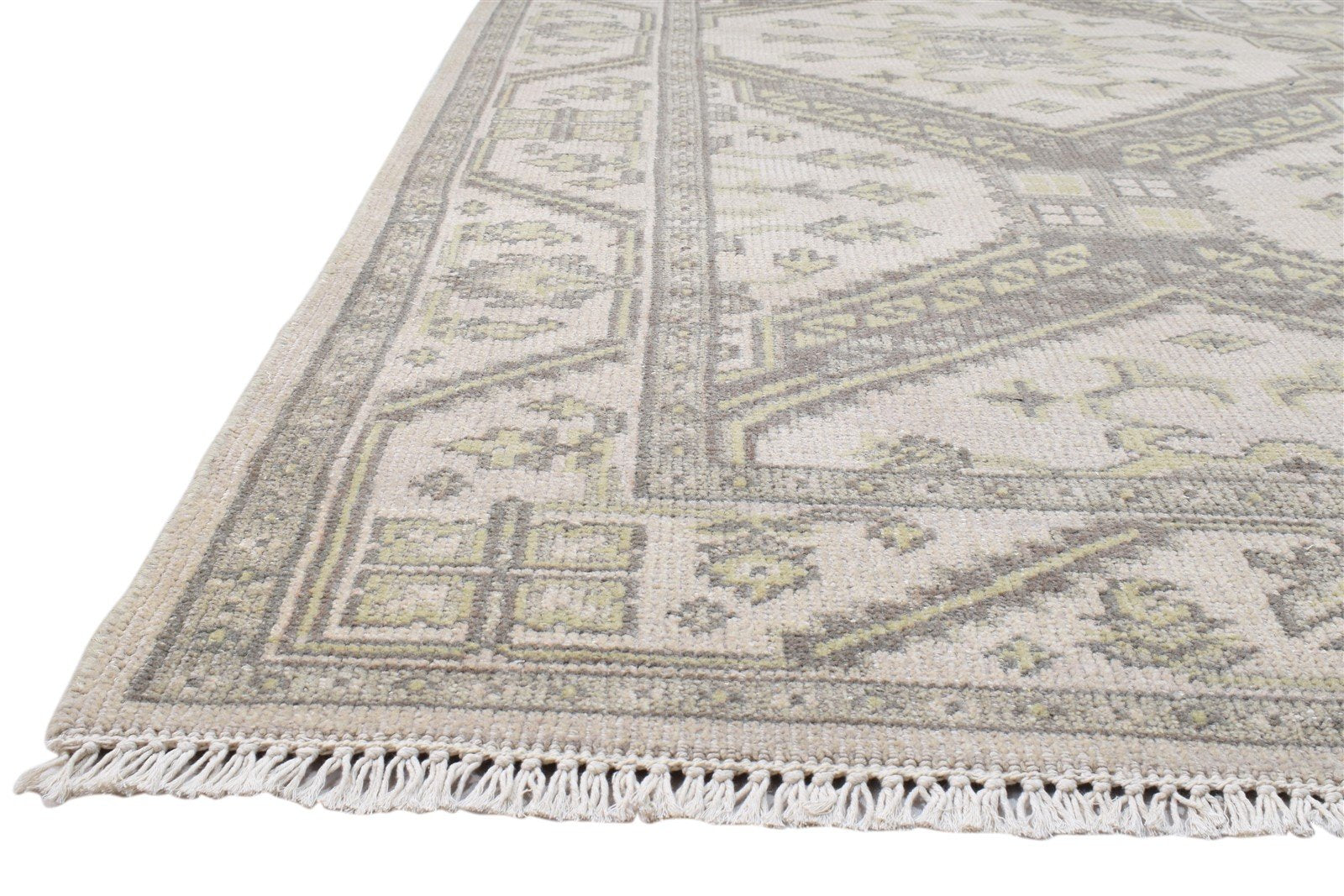 Wool Sand Rug 8'X10' Persian Hand Knotted Kazak Oriental 7'11"X10'5" Carpet   7860688027797