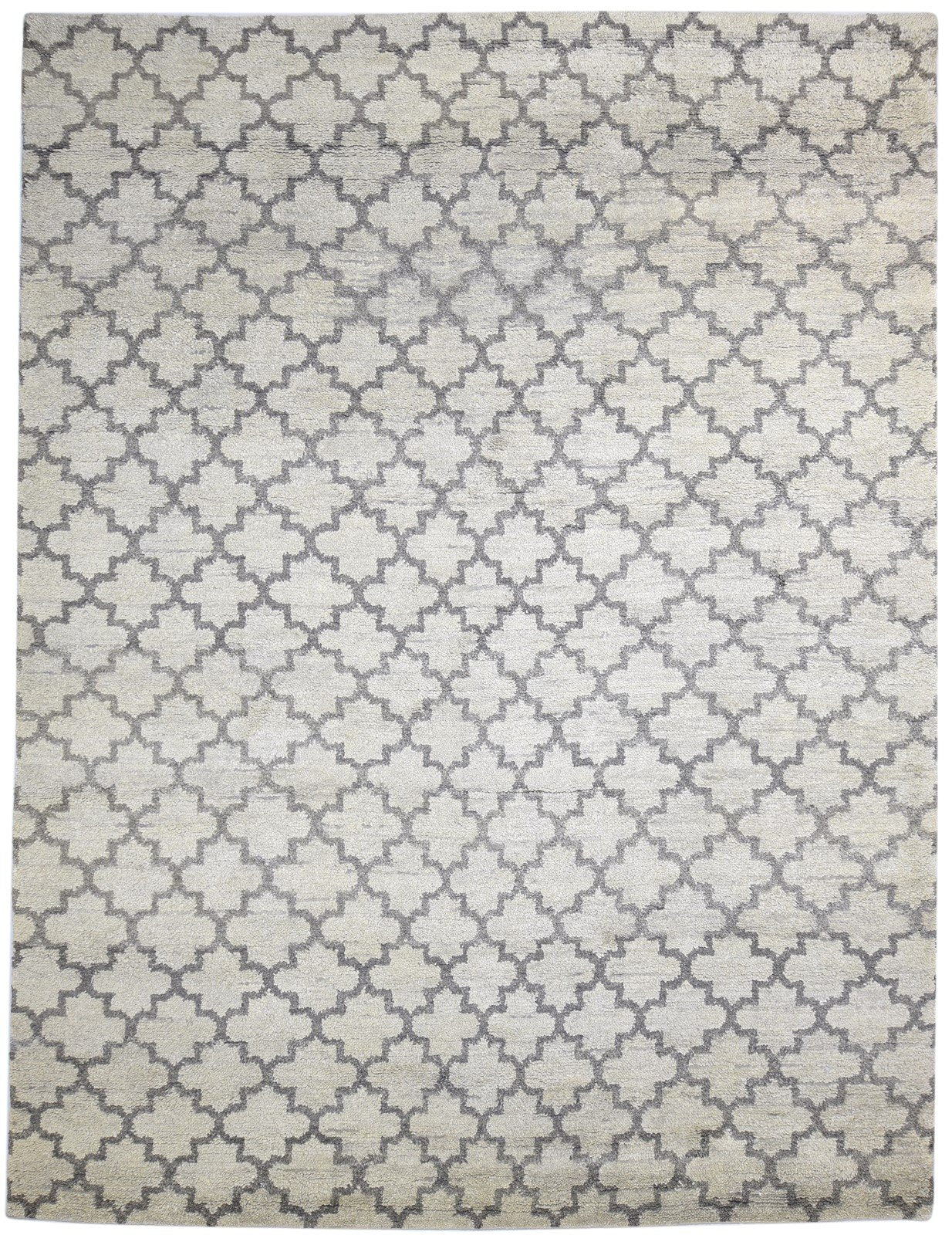 Wool Sand Rug 9' X 12' Persian Hand Knotted Moroccan Modern Extra Large Carpet   7864117559445