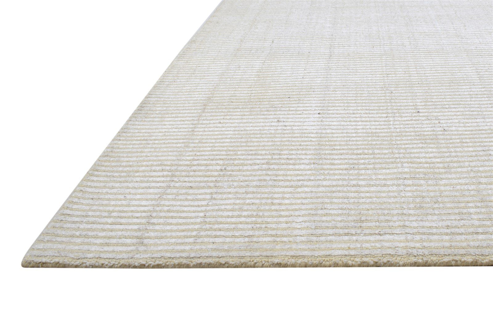 Wool / Silk Beige Rug 4X6 Modern Hand Woven Scandinavian Stars Room Size Carpet   7864312496277